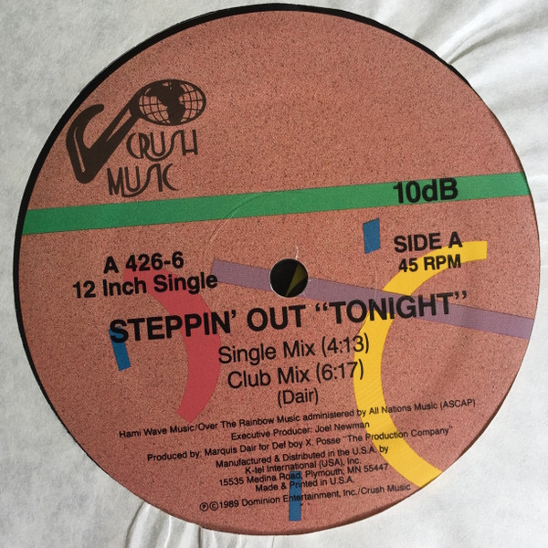10db - Steppin' Out "Tonight" (12") (Mint (M)) - Image 3