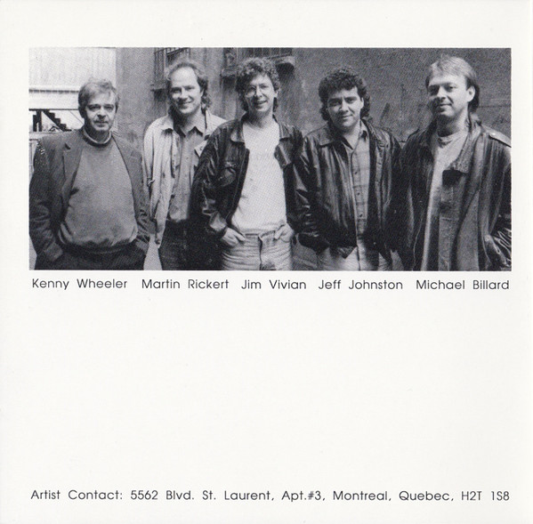 Jeff Johnston Quartet With Kenny Wheeler - Jeff Johnston Quartet With Kenny Wheeler (CD, Album) (Near Mint (NM or M-)) - Image 3