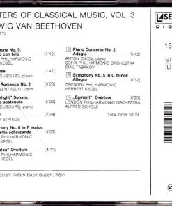 Alternative view of Ludwig Van Beethoven - Masters Of Classical Music, Vol.3: Beethoven (CD, Comp) (Near Mint (NM or M-))