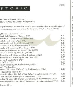Alternative view of Sergei Vasilyevich Rachmaninoff - Rachmaninov Plays Rachmaninov: The Ampico Piano Recordings (1919-1929) (CD, Comp, RM, RP) (Mint (M))
