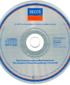Sergei Vasilyevich Rachmaninoff - Rachmaninov Plays Rachmaninov: The Ampico Piano Recordings (1919-1929) (CD, Comp, RM, RP) (Mint (M)) - Image 3