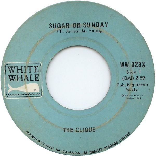 The Clique (6) - Sugar On Sunday (7", Single) (Near Mint (NM or M-))