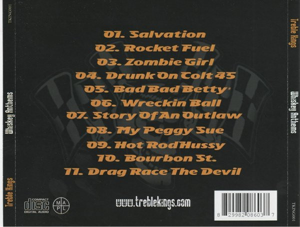 Treble Kings - Whiskey Anthems (CD, Album) (Mint (M)) - Image 2