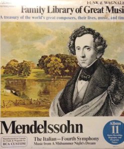 Felix Mendelssohn-Bartholdy - The Italian - Fourth Symphony / Music From A Midsummer Night's Dream (LP, Album) (Mint (M))