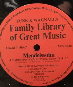 Felix Mendelssohn-Bartholdy - The Italian - Fourth Symphony / Music From A Midsummer Night's Dream (LP, Album) (Mint (M)) - Image 4