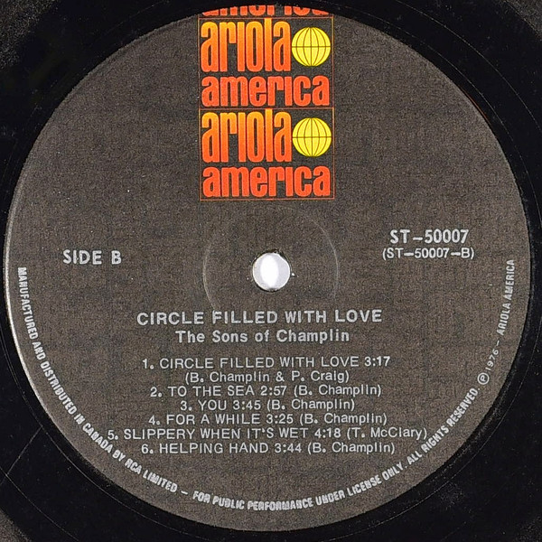 The Sons Of Champlin - A Circle Filled With Love (LP, Album) (Mint (M)) - Image 4