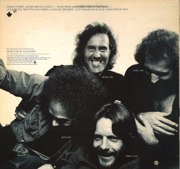 Cate Bros. Band - Fire On The Tracks (LP, Album) (Mint (M)) - Image 2