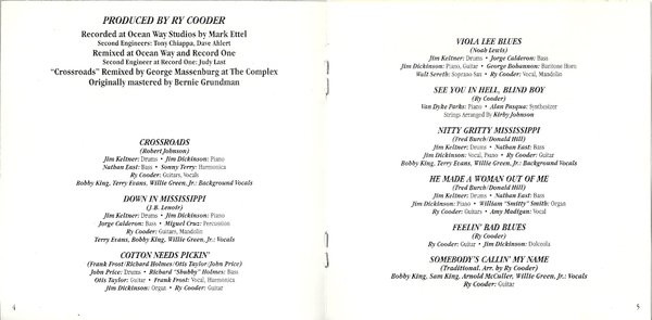 Ry Cooder - Crossroads - Original Motion Picture Soundtrack (CD, Album) (Very Good Plus (VG+)) - Image 4