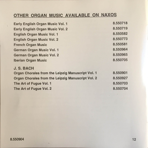 Jan Pieterszoon Sweelinck - James Christie (3) - Organ Works (CD, Album) (Near Mint (NM or M-)) - Image 2