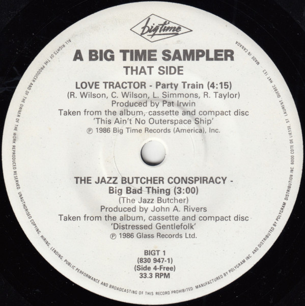Various - A Big Time Sampler (7", EP) (Very Good Plus (VG+)) - Image 2