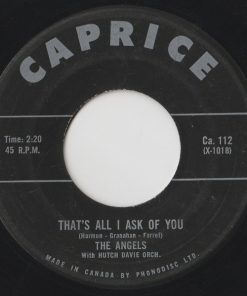 Alternative view of The Angels (3) - Cry Baby Cry (7", Single) (Very Good Plus (VG+))