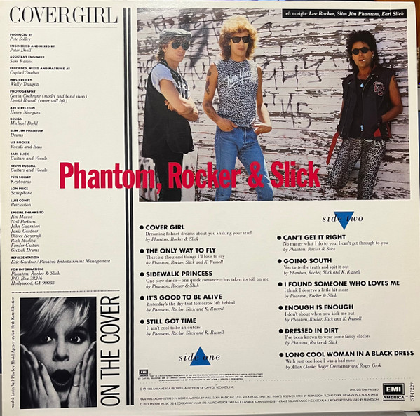 Phantom, Rocker & Slick - Cover Girl (LP, Album) (Mint (M)) - Image 2