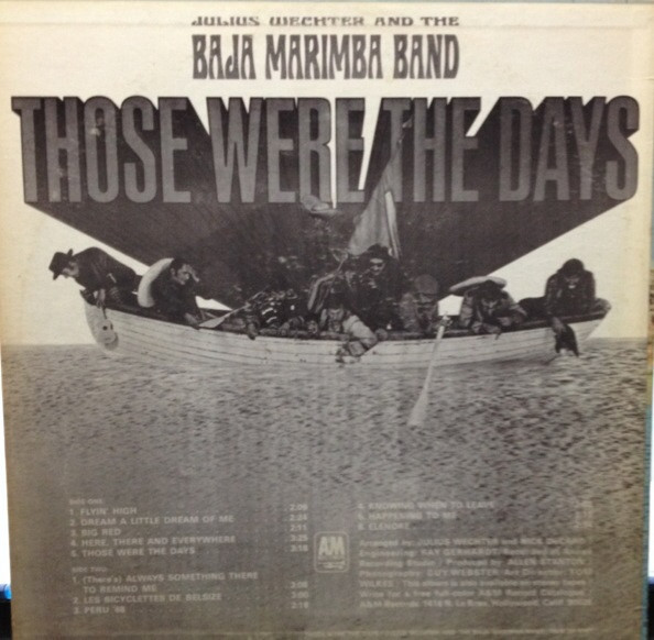 Julius Wechter And Baja Marimba Band - Those Were The Days (LP, Album) (Mint (M)) - Image 2