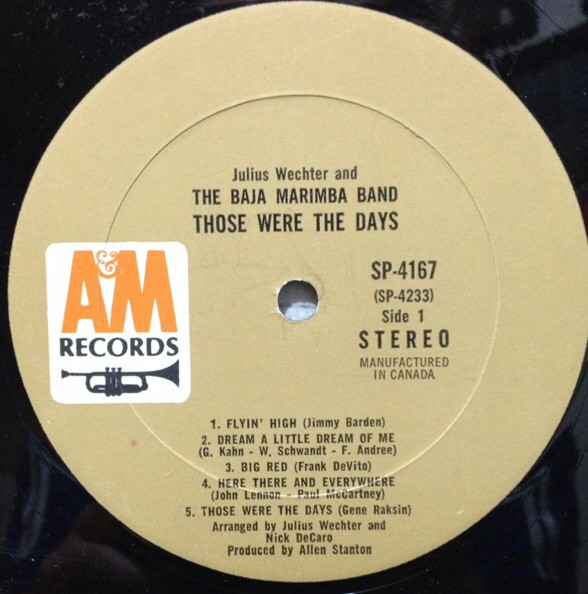 Julius Wechter And Baja Marimba Band - Those Were The Days (LP, Album) (Mint (M)) - Image 3
