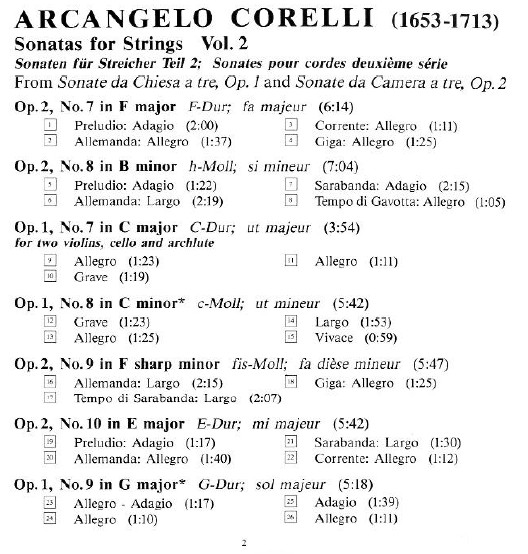 Arcangelo Corelli, The Purcell Quartet - Sonatas For Strings Vol. 2 From Opp. 1 & 2 (CD, Album) (Mint (M)) - Image 3