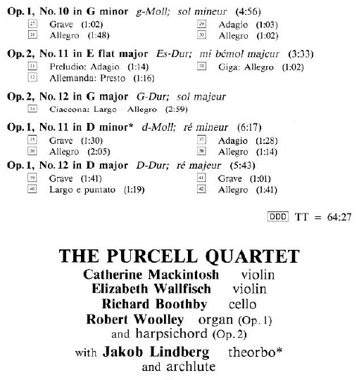 Arcangelo Corelli, The Purcell Quartet - Sonatas For Strings Vol. 2 From Opp. 1 & 2 (CD, Album) (Mint (M)) - Image 4