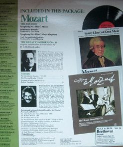 Alternative view of Wolfgang Amadeus Mozart - Symphony No. 40 In G Minor / Jupiter Symphony No. 41 In C Major (LP, Comp) (Mint (M))