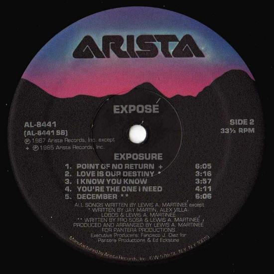 Exposé - Exposure (LP, Album, Ele) (Mint (M)) - Image 4