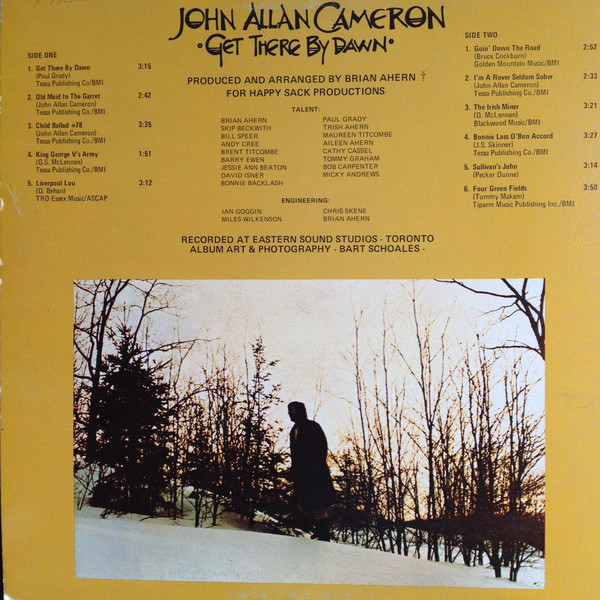 John Allan Cameron - Get There By Dawn (LP) (Mint (M)) - Image 2