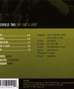 Alternative view of John Scofield Trio - Out Like A Light (CD, Album, RE, Dig) (Mint (M))