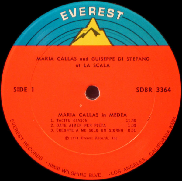 Maria Callas, Giuseppe di Stefano - Maria Callas And Giuseppe Di Stefano At La Scala (LP, Comp, Quad) (Mint (M)) - Image 3