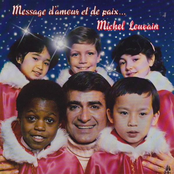 Michel Louvain - Message D'Amour Et De Paix (LP, Album) (Mint (M))