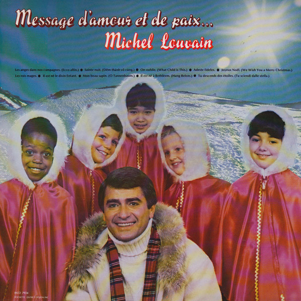 Michel Louvain - Message D'Amour Et De Paix (LP, Album) (Mint (M)) - Image 2