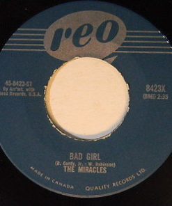 The Miracles - Bad Girl / I Love Your Baby (7", Single, Mono) (Very Good Plus (VG+))