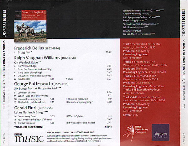 Various - Visions Of England (CD, Album) (Near Mint (NM or M-)) - Image 2