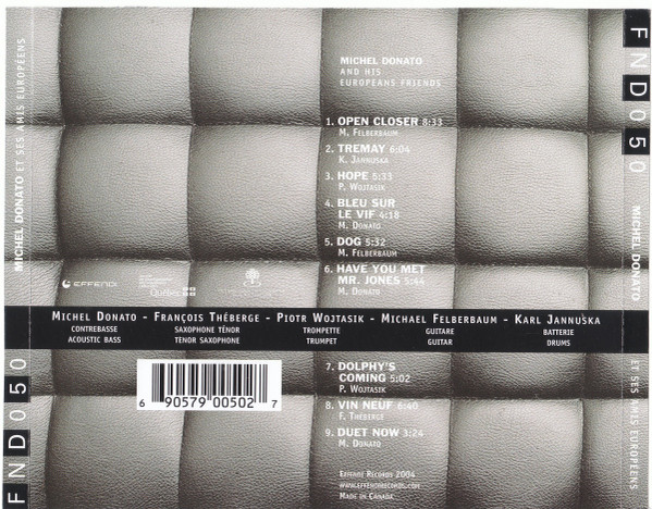 Michel Donato - Et Ses Amis Européens (CD, Album) (Near Mint (NM or M-)) - Image 5