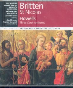 BBC Singers, St. Paul's Cathedral Choir, BBC Concert Orchestra, Daniel Norman, Paul Brough, Andrew Carwood - Britten St. Nicolas / Howells Three Carol-Anthems (CD, Album) (Near Mint (NM or M-)) - Image 5
