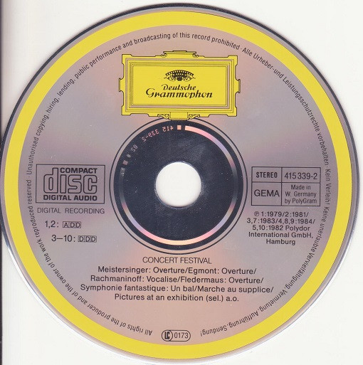 Various - Concert Festival (CD, Comp) (Near Mint (NM or M-)) - Image 3