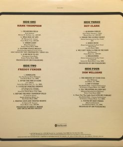 James M. Nederlander & Jim Halsey Present Roy Clark, Freddy Fender (2), Hank Thompson, Don Williams (2) - Country Comes To Carnegie Hall (2xLP, Album) (Mint (M)) - Image 3