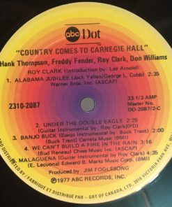 James M. Nederlander & Jim Halsey Present Roy Clark, Freddy Fender (2), Hank Thompson, Don Williams (2) - Country Comes To Carnegie Hall (2xLP, Album) (Mint (M)) - Image 5