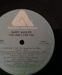 Barry Manilow - This One's For You (LP, Album) (Mint (M)) - Image 5