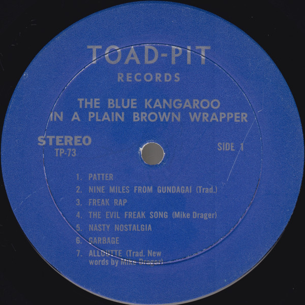 The Blue Kangaroo - In A Plain Brown Wrapper (LP, Album) (Mint (M)) - Image 3