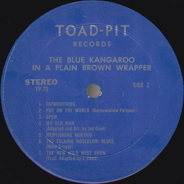 The Blue Kangaroo - In A Plain Brown Wrapper (LP, Album) (Mint (M)) - Image 4
