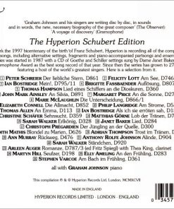 Alternative view of Franz Schubert - Graham Johnson (2) - A Selection From The Hyperion Schubert Edition (CD, Comp) (Near Mint (NM or M-))