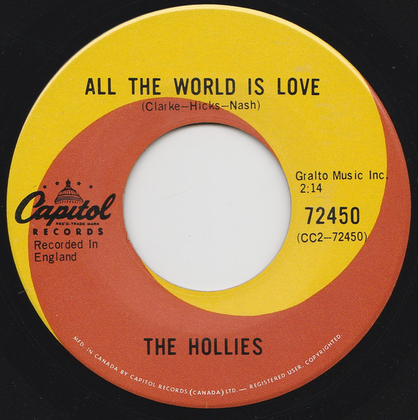 The Hollies - On A Carousel (7", Single) (Very Good Plus (VG+)) - Image 2