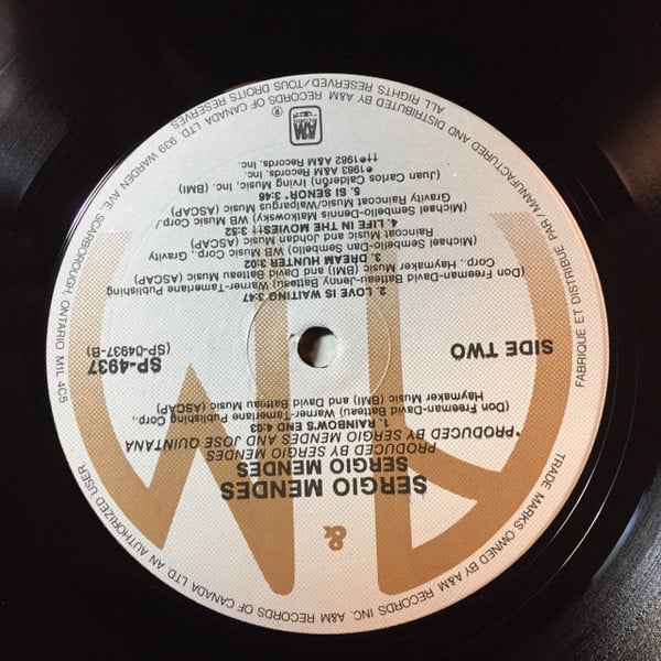 Sérgio Mendes - Sergio Mendes (LP, Album) (Mint (M)) - Image 4