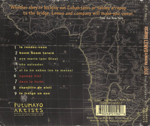 Ricardo Lemvo & Makina Loca - São Salvador (CD, Album) (Near Mint (NM or M-)) - Image 2