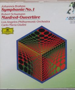Johannes Brahms / Robert Schumann - Los Angeles Philharmonic Orchestra, Carlo Maria Giulini - Symphonie No. 1 / Manfred-Ouvertüre (CD, Comp) (Near Mint (NM or M-))