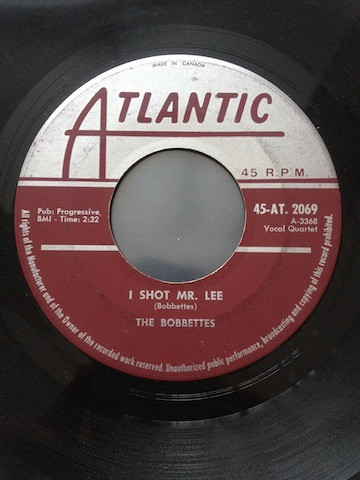 The Bobbettes - I Shot Mr. Lee (7", Single) (Near Mint (NM or M-))