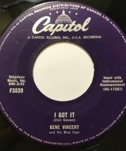 Alternative view of Gene Vincent & His Blue Caps - Dance To The Bop / I Got It (7", Single) (Near Mint (NM or M-))