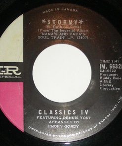 The Classics IV Featuring Dennis Yost - Stormy (7", Single) (Near Mint (NM or M-))