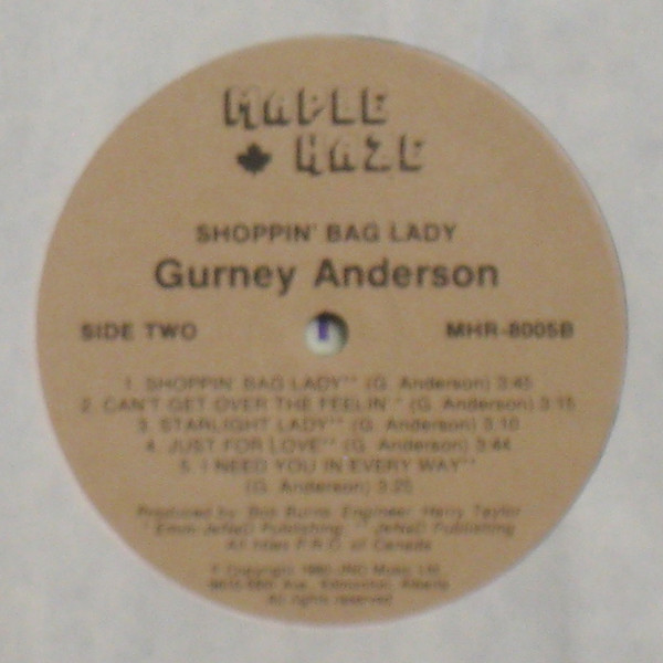 Gurney Anderson - Shoppin' Bag Lady (LP, Album) (Mint (M)) - Image 4