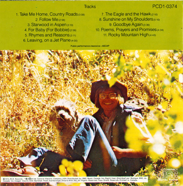 John Denver - John Denver's Greatest Hits (CD, Comp, RE) (Near Mint (NM or M-)) - Image 4