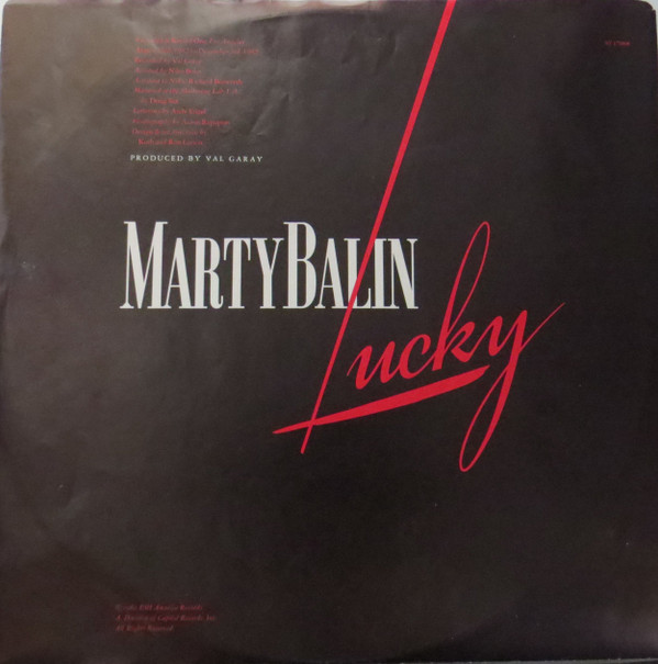 Marty Balin - Lucky (LP, Album) (Mint (M)) - Image 4