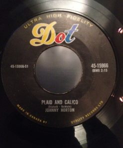 Johnny Horton - Plaid And Calico (7", Single) (Near Mint (NM or M-))