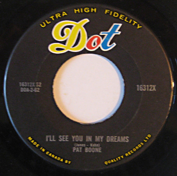 Pat Boone - Pictures In The Fire (7", Single) (Near Mint (NM or M-)) - Image 2